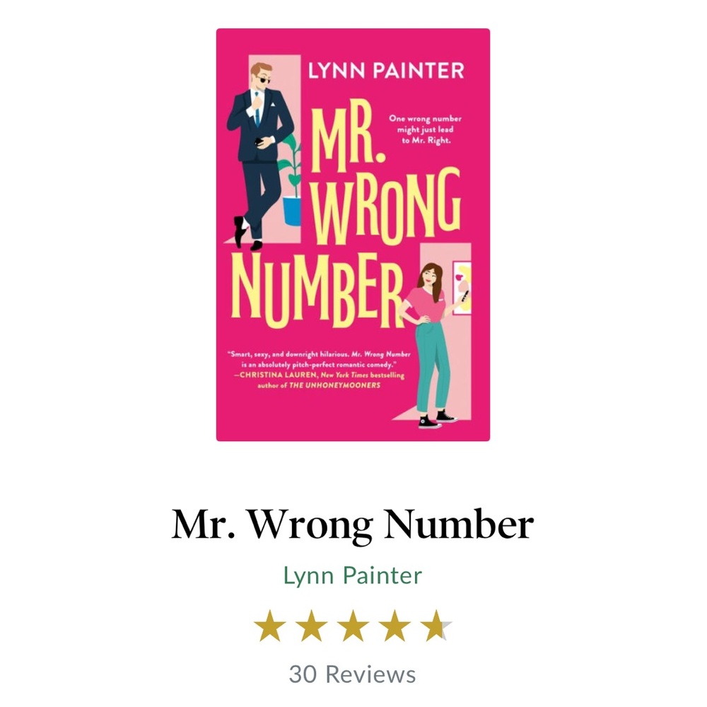 Mr. Wrong Number by Lynn Painter - Paperback Book